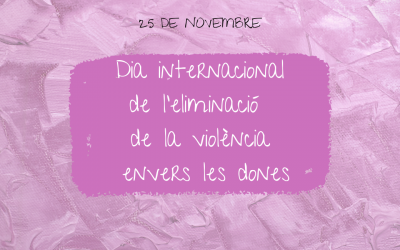 Manifest del Dia Internacional de l’eliminació de la violència envers les dones.