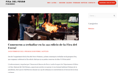 Comencen a treballar per la 12a edició de la Fira del Ferro Pirinenc