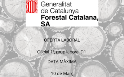 OFERTA LABORAL – Forestal Catalana S.A