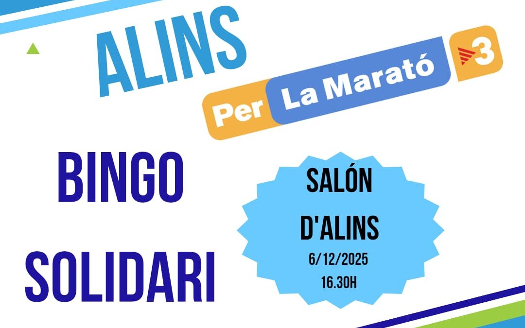 Bingo Solidari per la Marató de 3CAT